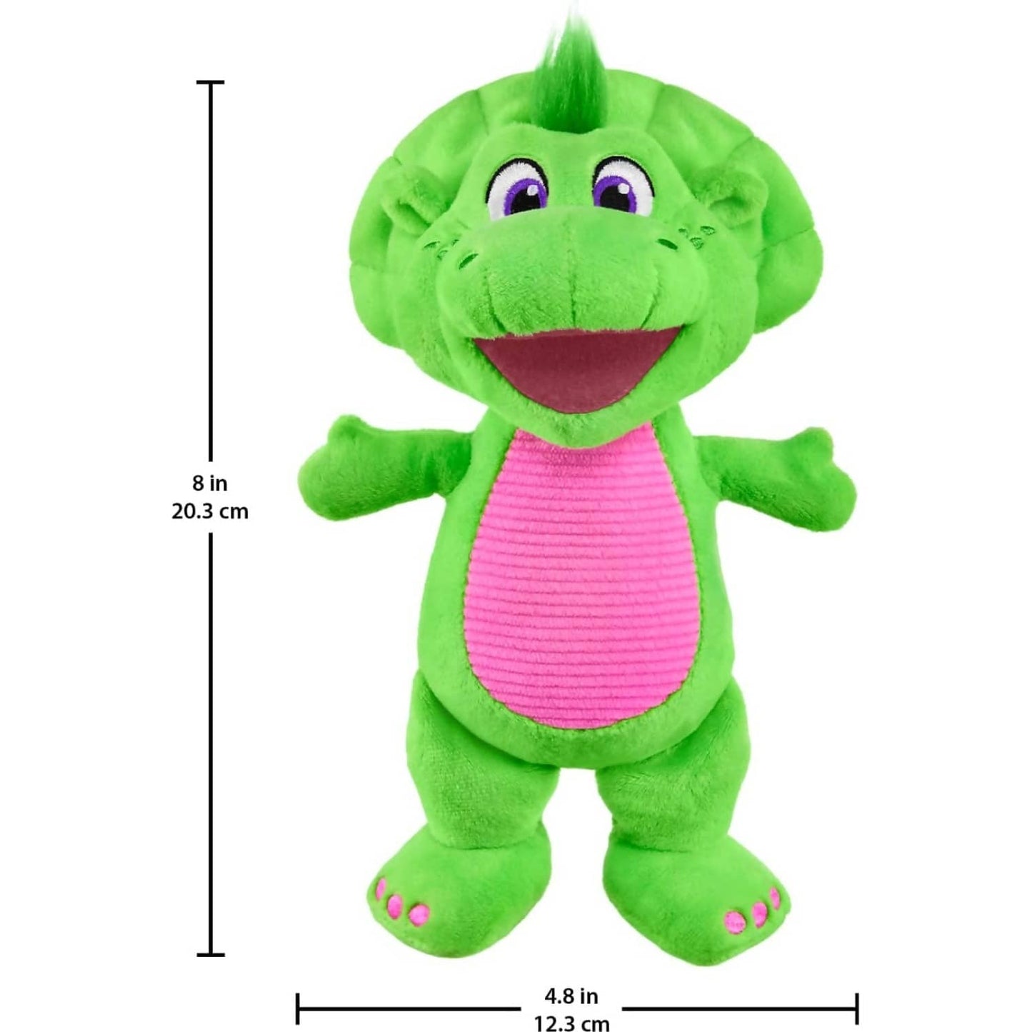 Fisher-Price - Barney's World 8-inch Plush Baby Bop Toy Dinosaur - Mattel