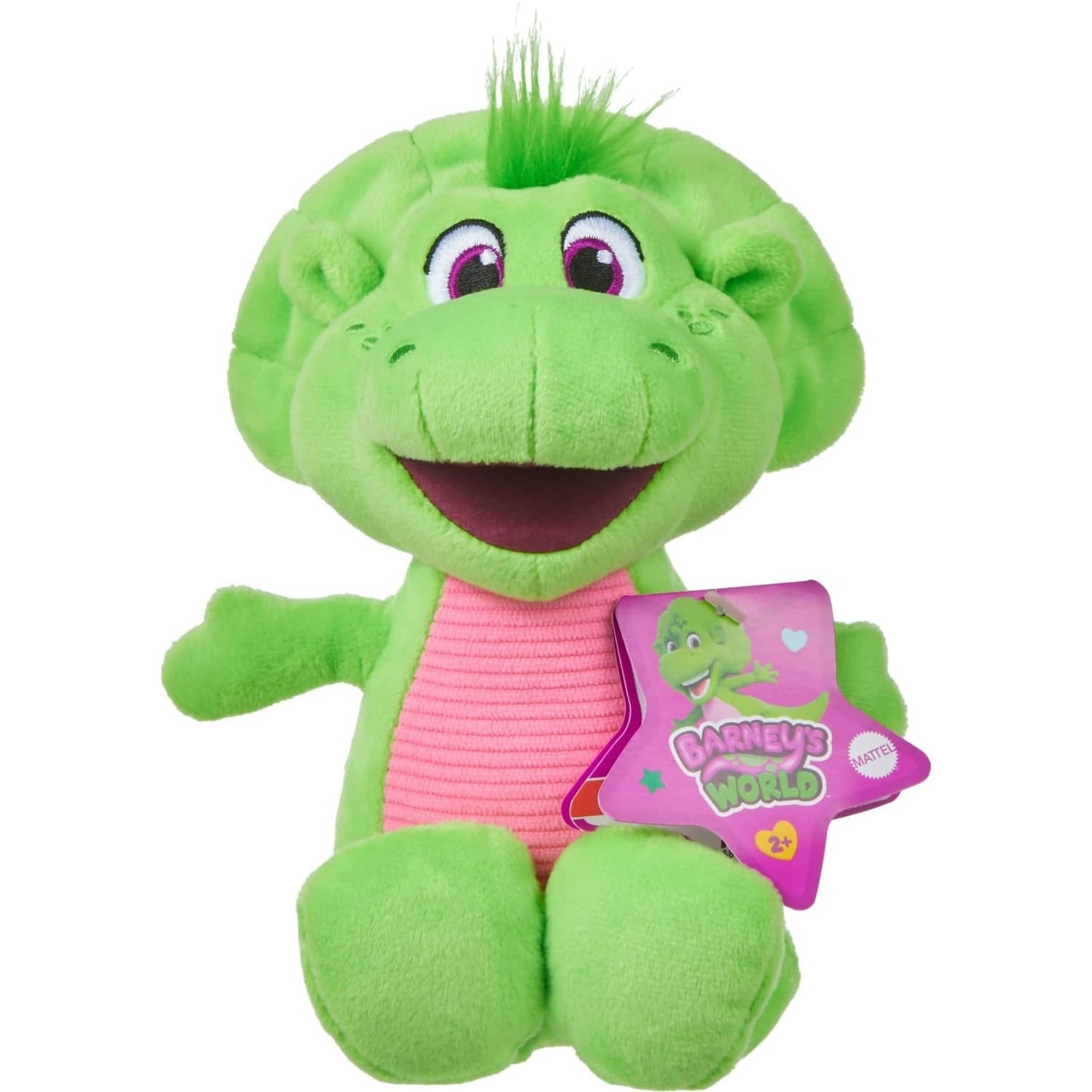 Fisher-Price - Barney's World 8-inch Plush Baby Bop Toy Dinosaur - Mattel