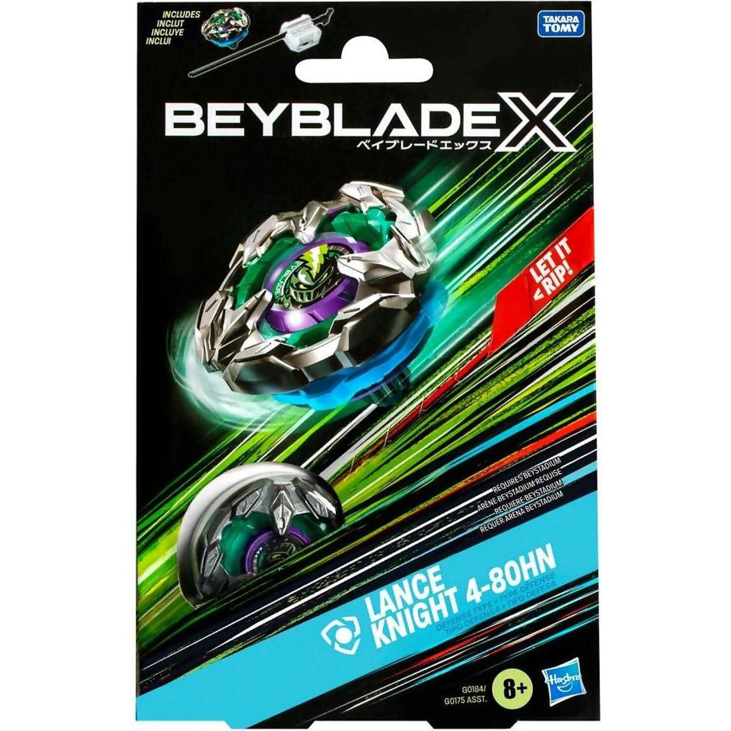 Beyblade -  X - Lance Knight 4-80HN Starter Pack Set