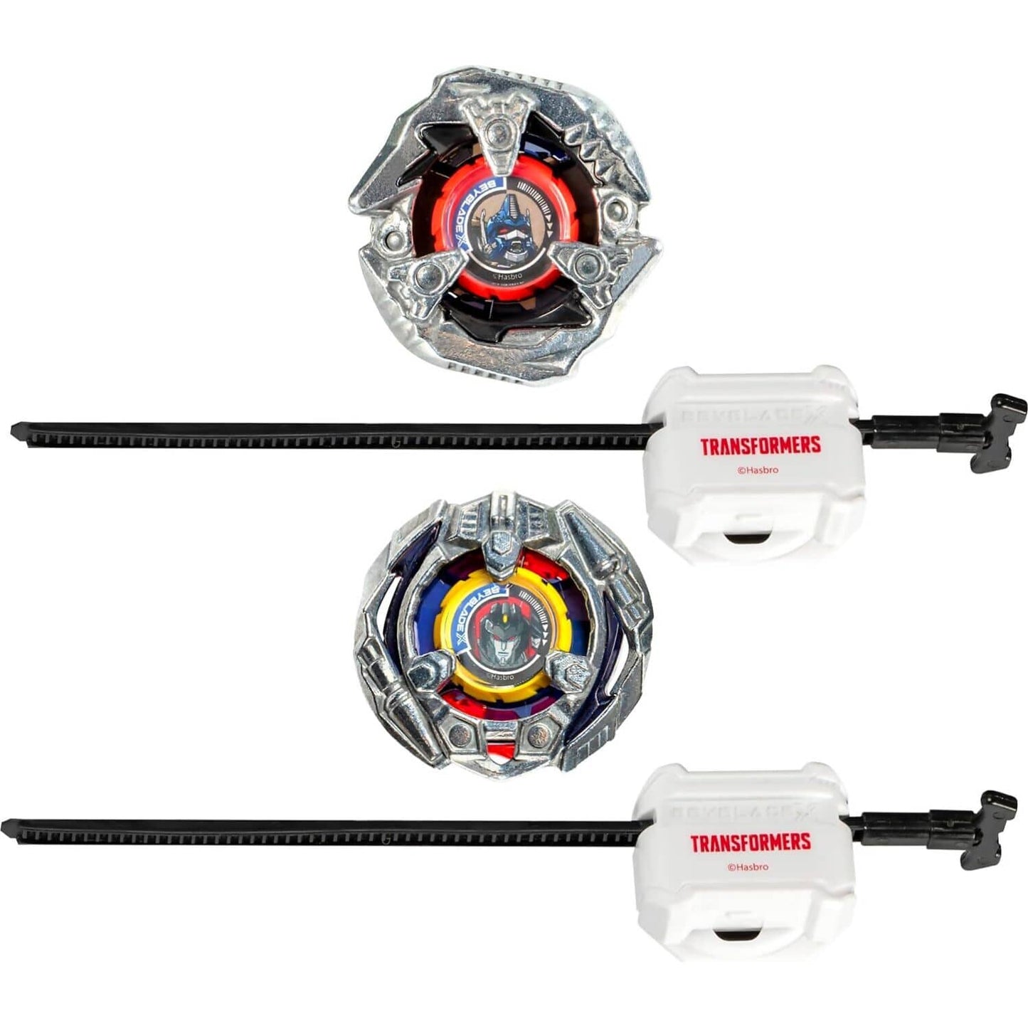 Beyblade X - Transformers Collab Optimus Primal 3-60F Vs. Starscream 3-80N Multipack Set With 2 Tops & 2 Launchers