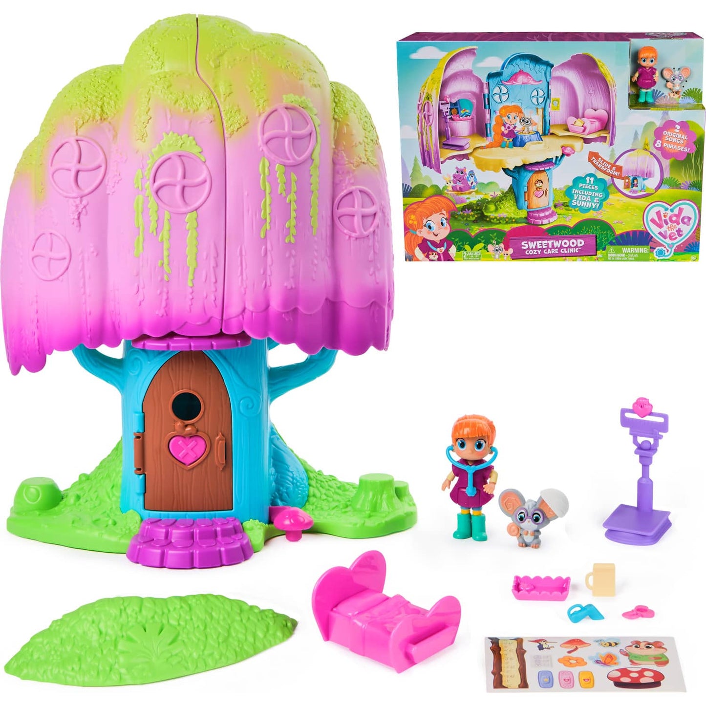 Vida The Vet - Sweetwood Cozy Care Clinic Playset - Spinmaster