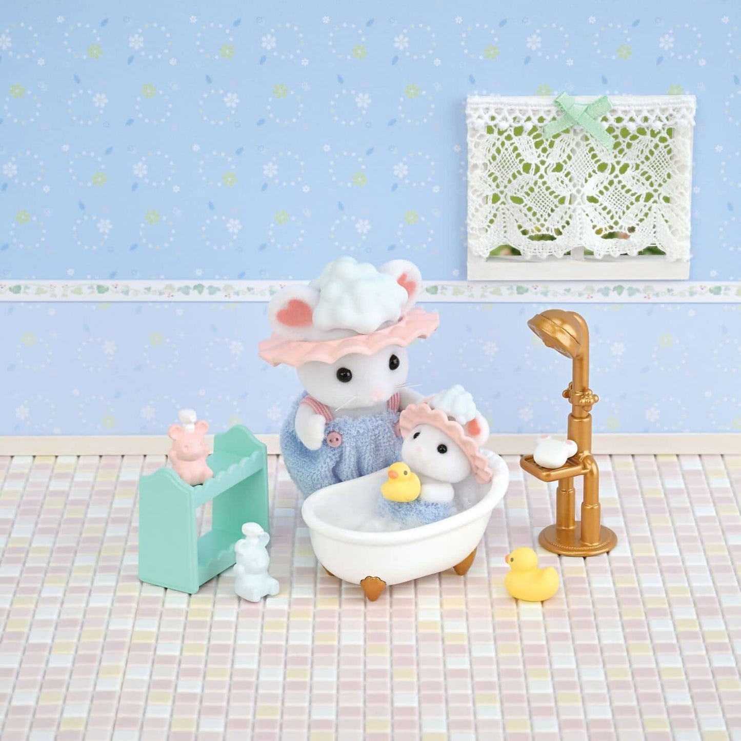 Sylvanian Families - Bath Time Bubble Siblings Set