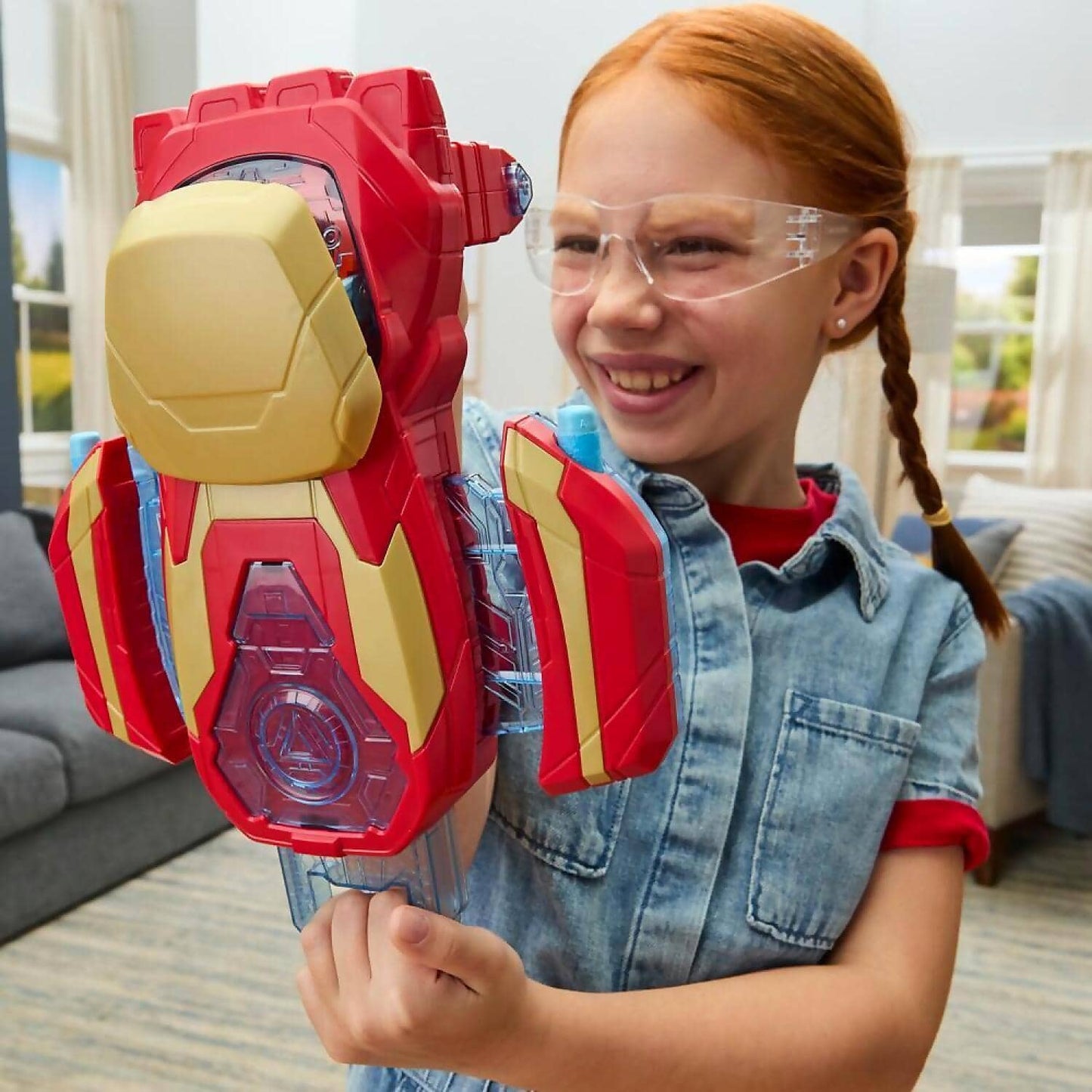 Nerf - Marvel Avengers Iron Man Arc Blaster Roleplay Toy With 3 Nerf Darts - Hasbro