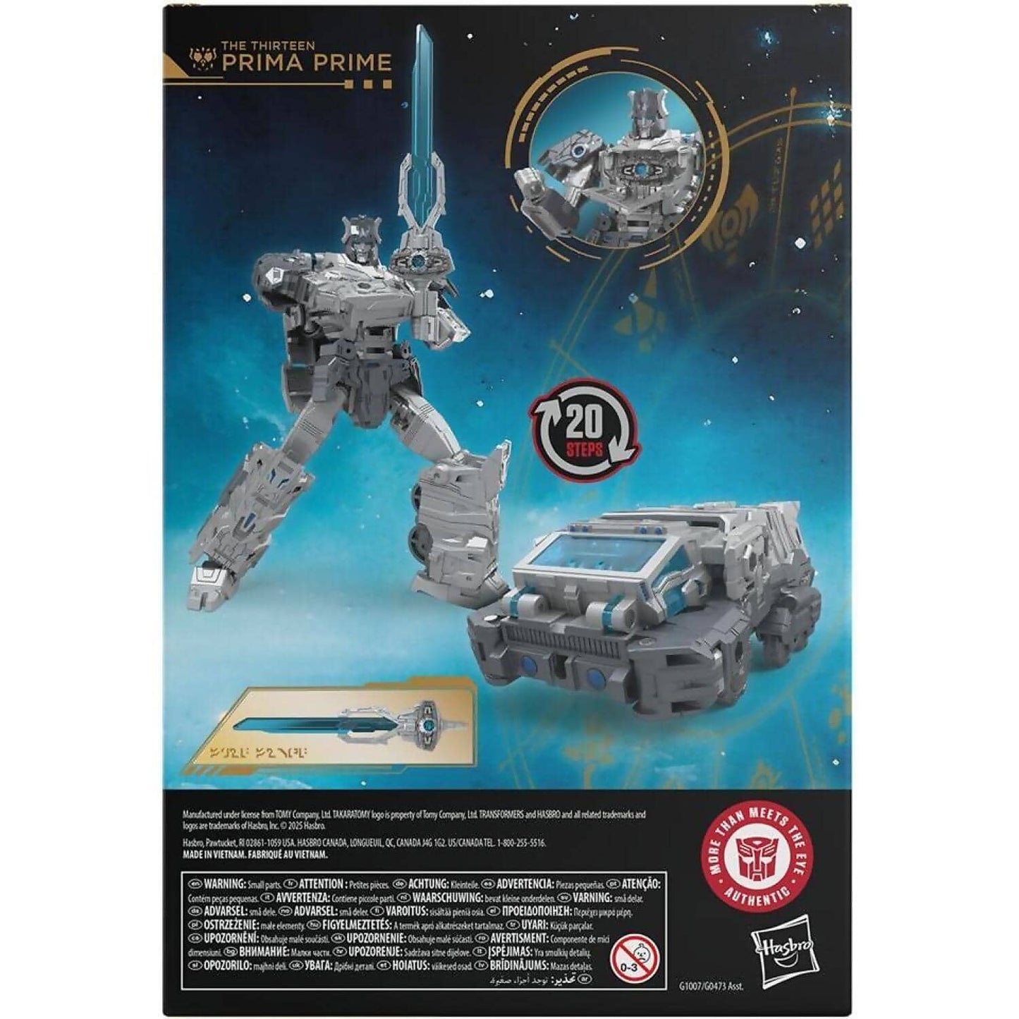 Transformers - Transformers Age Of The Primes Voyager Class The Thirteen Prima Prime 7-inch Action Figure - Hasbro