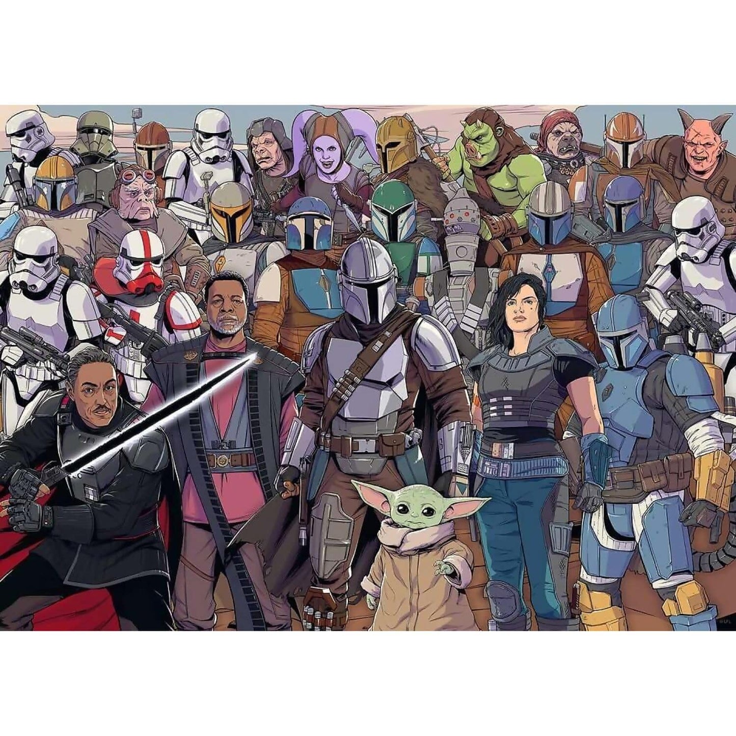 Ravensburger - Star Wars The Mandalorian Challenge Jigsaw Puzzle 1000pc