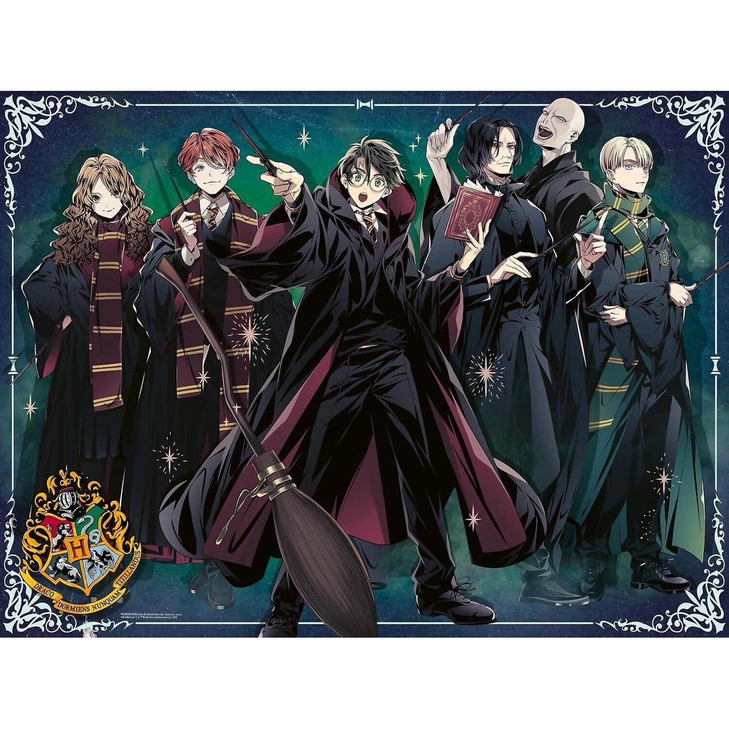 Ravensburger - Harry Potter Gryffindor Vs. Slytherin Jigsaw Puzzle 1500pc