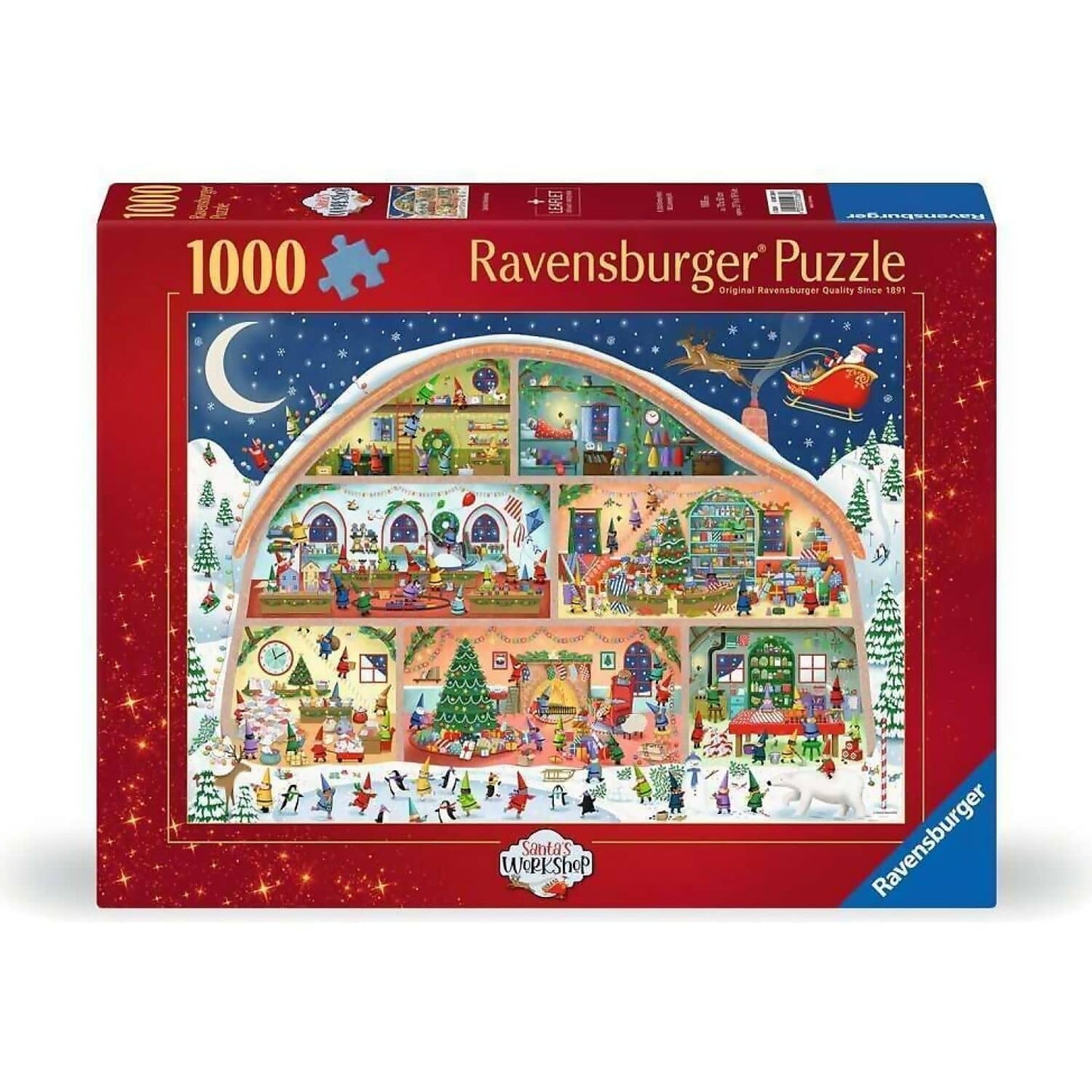 Ravensburger - Santa's Workshop Jigsaw Puzzle 1000pc