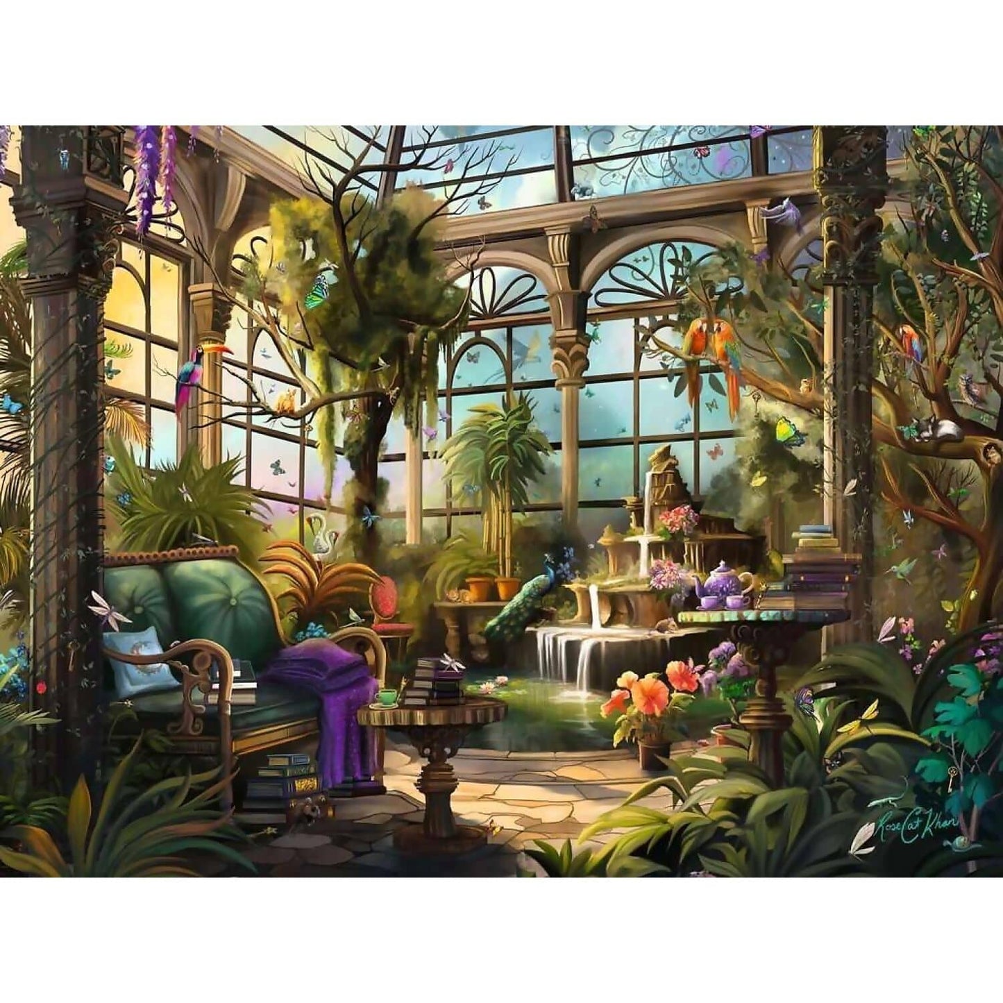 Ravensburger - Rose Khan The Green House Jigsaw Puzzle 1500pc