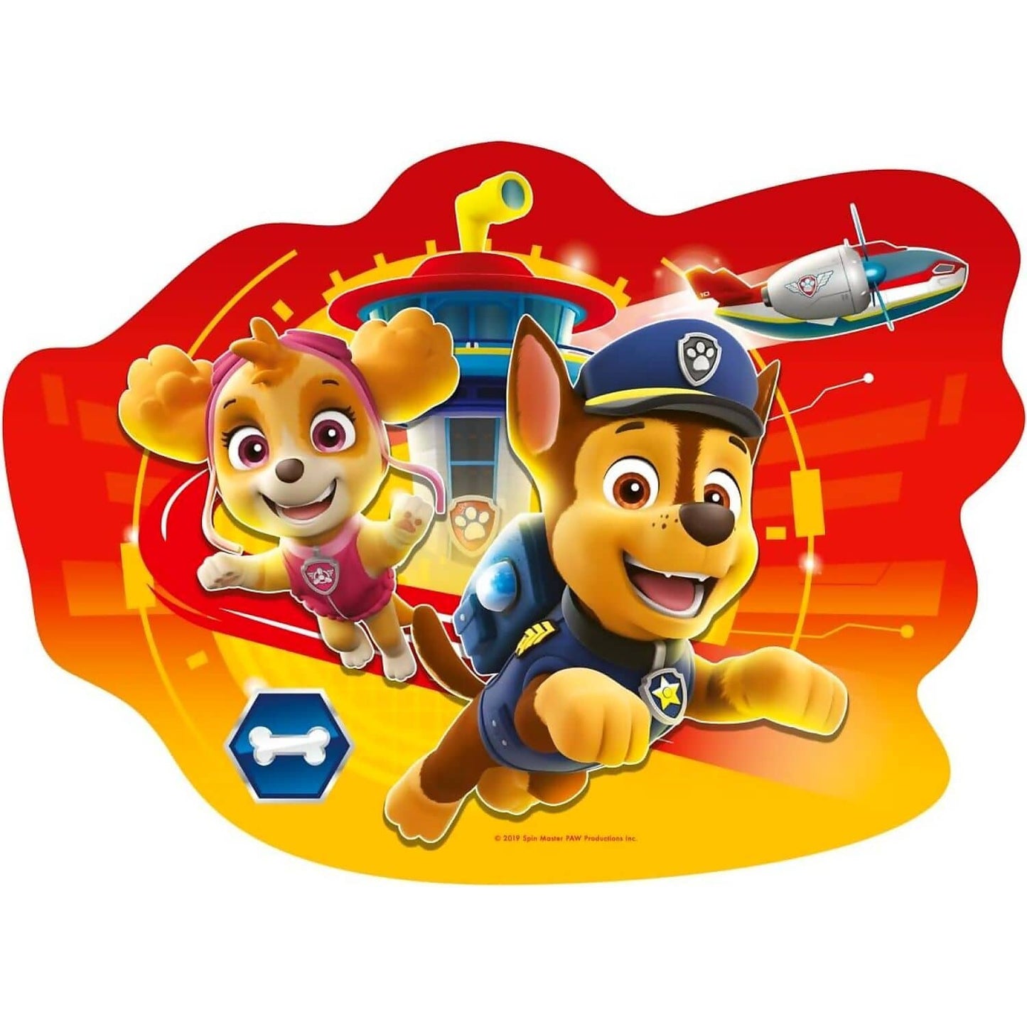 Ravensburger - Paw Patrol Pups Away Shaped Jigsaw Puzzle 4 In A Box