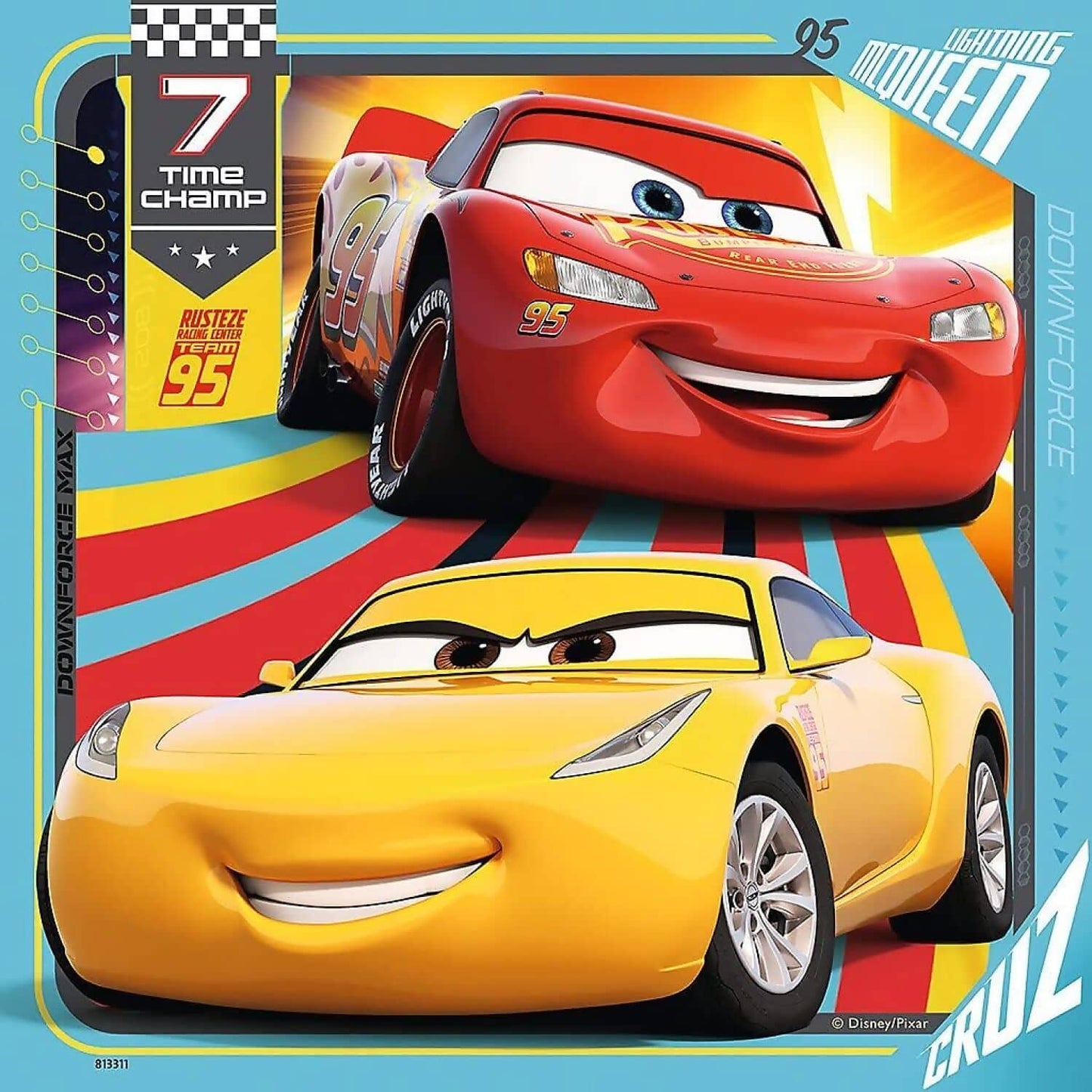 Ravensburger - Disney Pixar Cars 3 Car Collection Jigsaw Puzzle 3 X 49pc