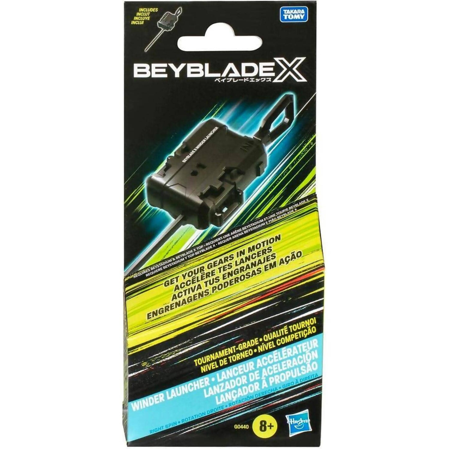 Beyblade X - Official Winder Launcher For Use With Beylade X Tops & Stadium (sold Separately)