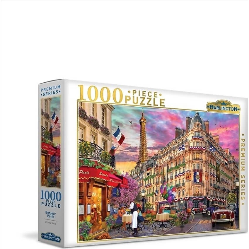 Harlington - Bonjour Paris Jigsaw Puzzle 1000pc