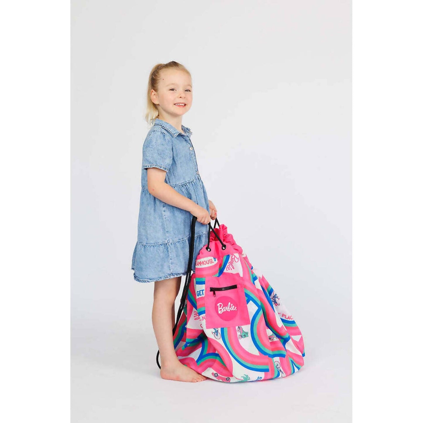 Barbie - Malibu Play Pouch Toy Storage Bag & Mat - Mattel
