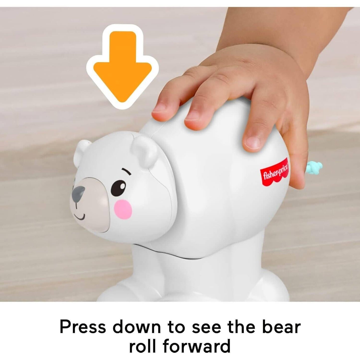 Fisher-Price - Crawl-after Polar Bear - Mattel