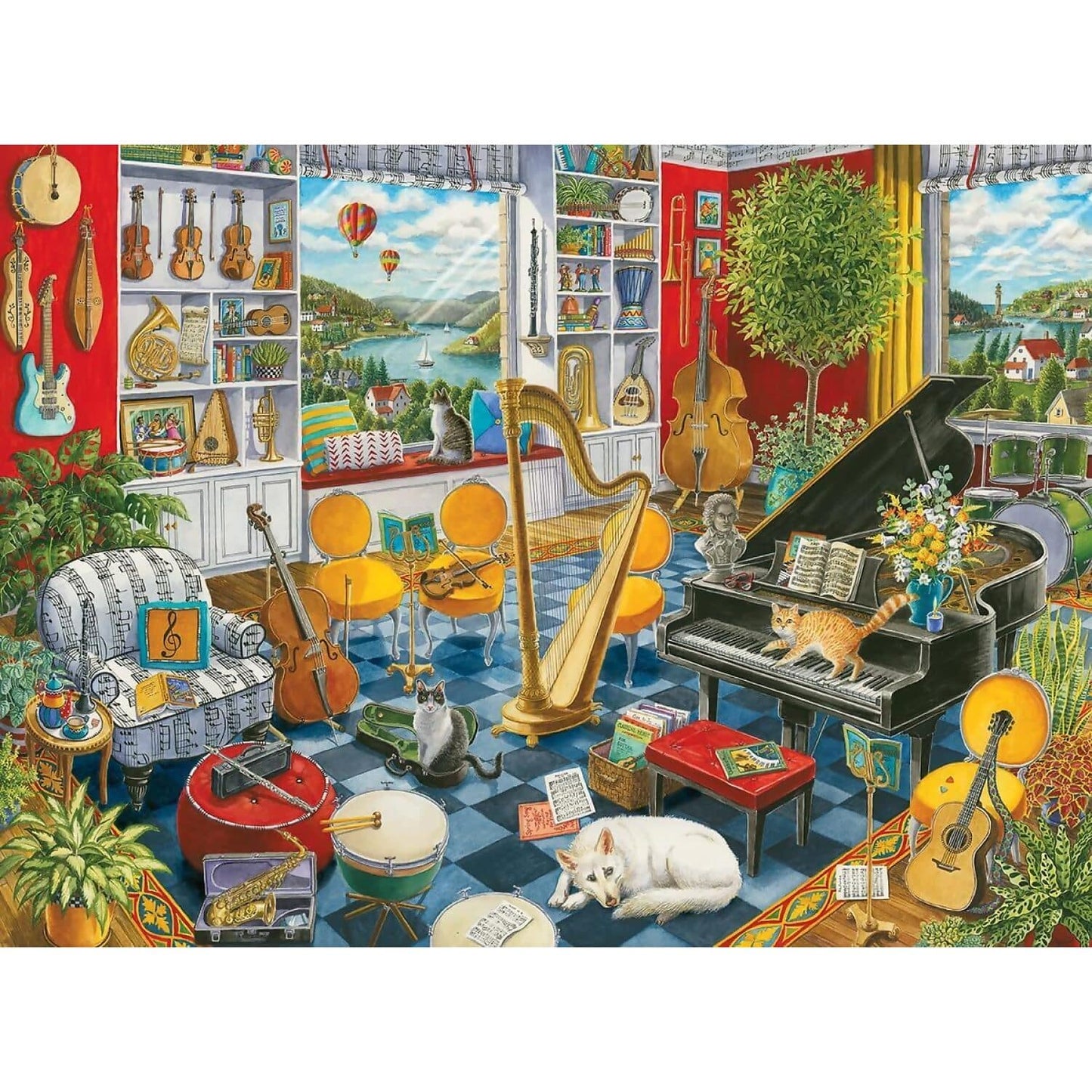 Ravensburger - Ingrid Slyder: The Music Room Jigsaw Puzzle 500pc