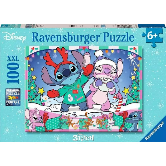 Ravensburger - Xmas Disney Stitch Christmas XXL Jigsaw Puzzle 100pc