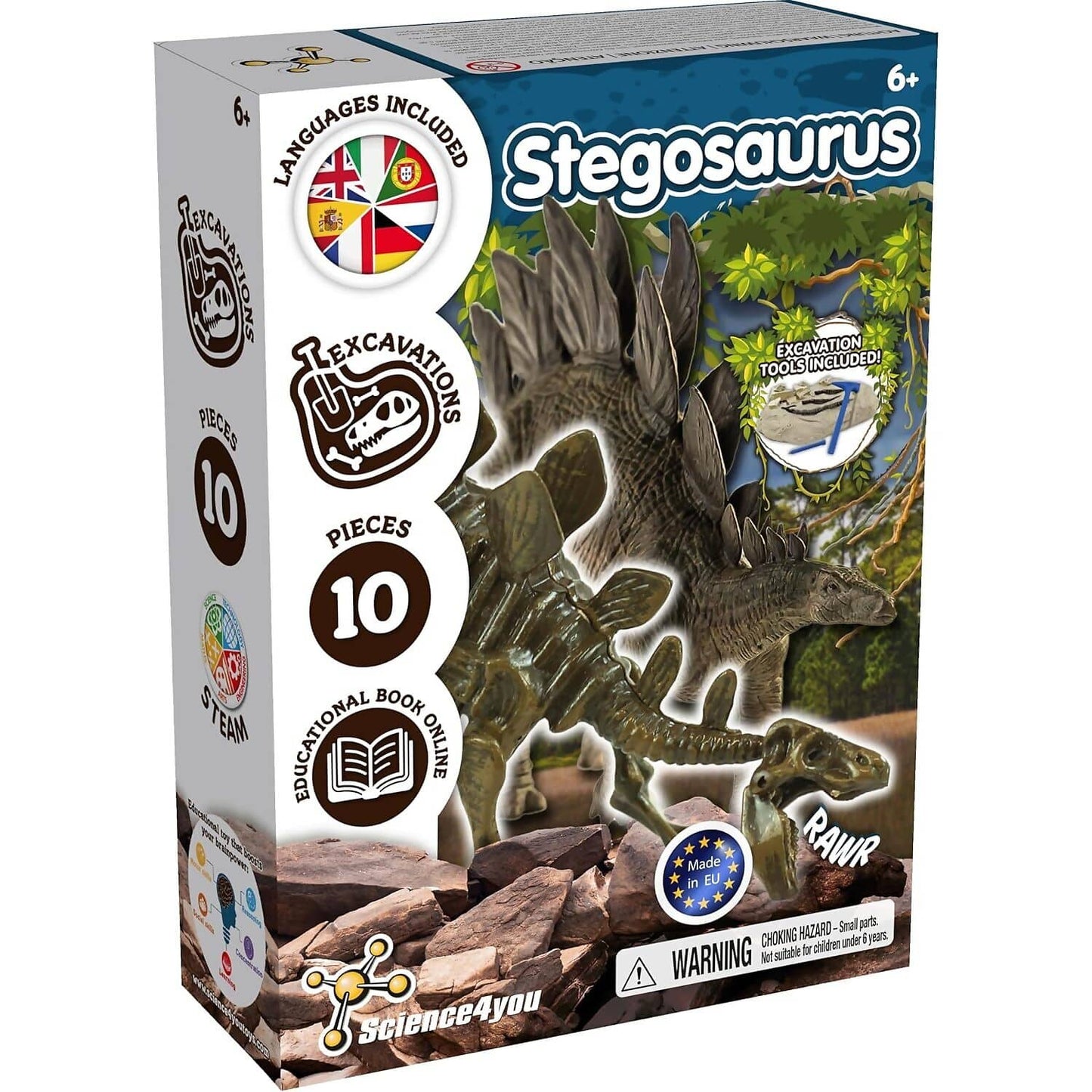 Science4You - Stegosaurus Fossil Excavation Kit