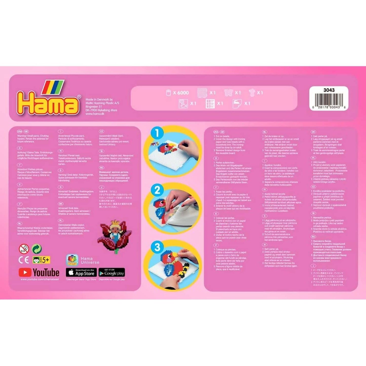 Hama - Fairies Hama Beads Giant Gift Box 6000 Beads
