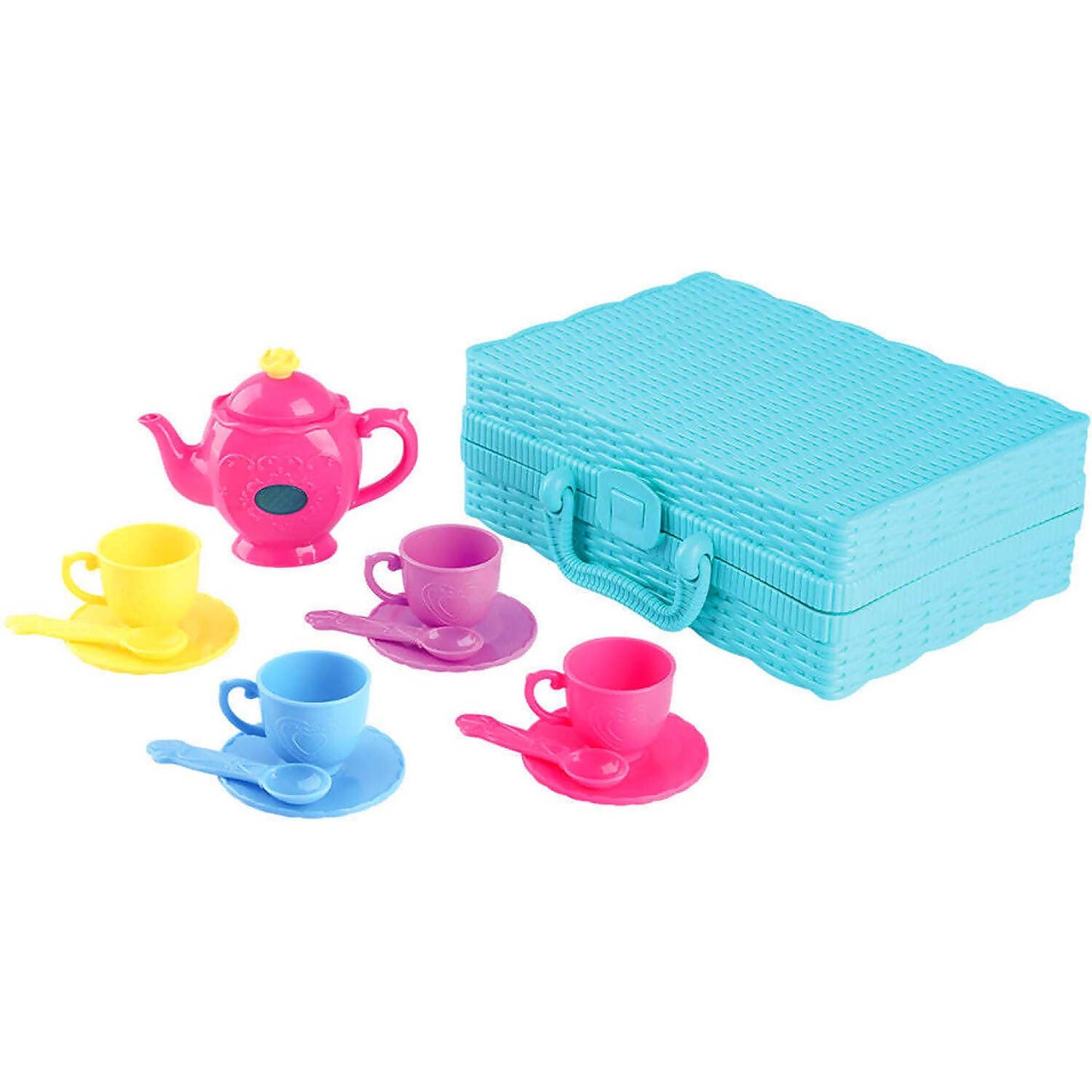 Playgo Toys Ent. Ltd. - Battery Operated Musical Tea Set Basket Role Play