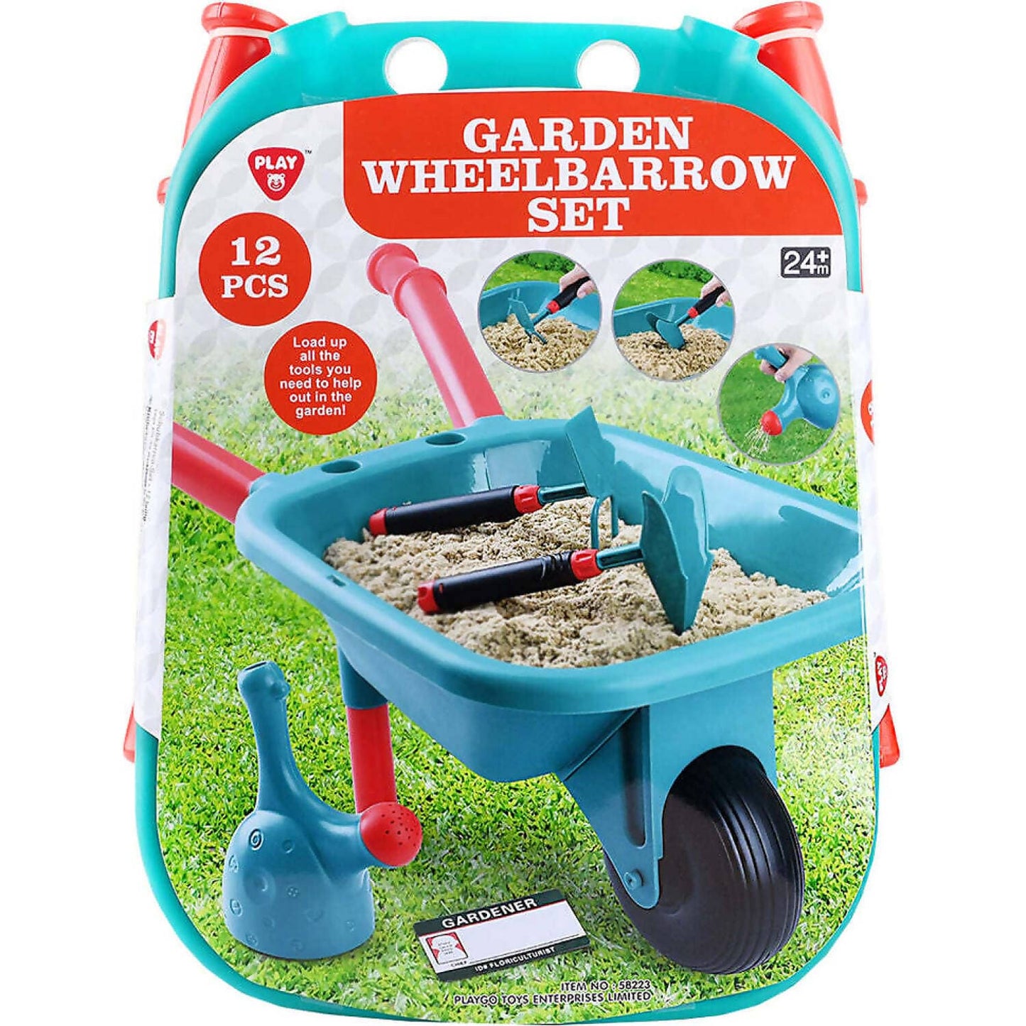 Playgo Toys Ent. Ltd. - Garden Wheelbarrow Set Role Play
