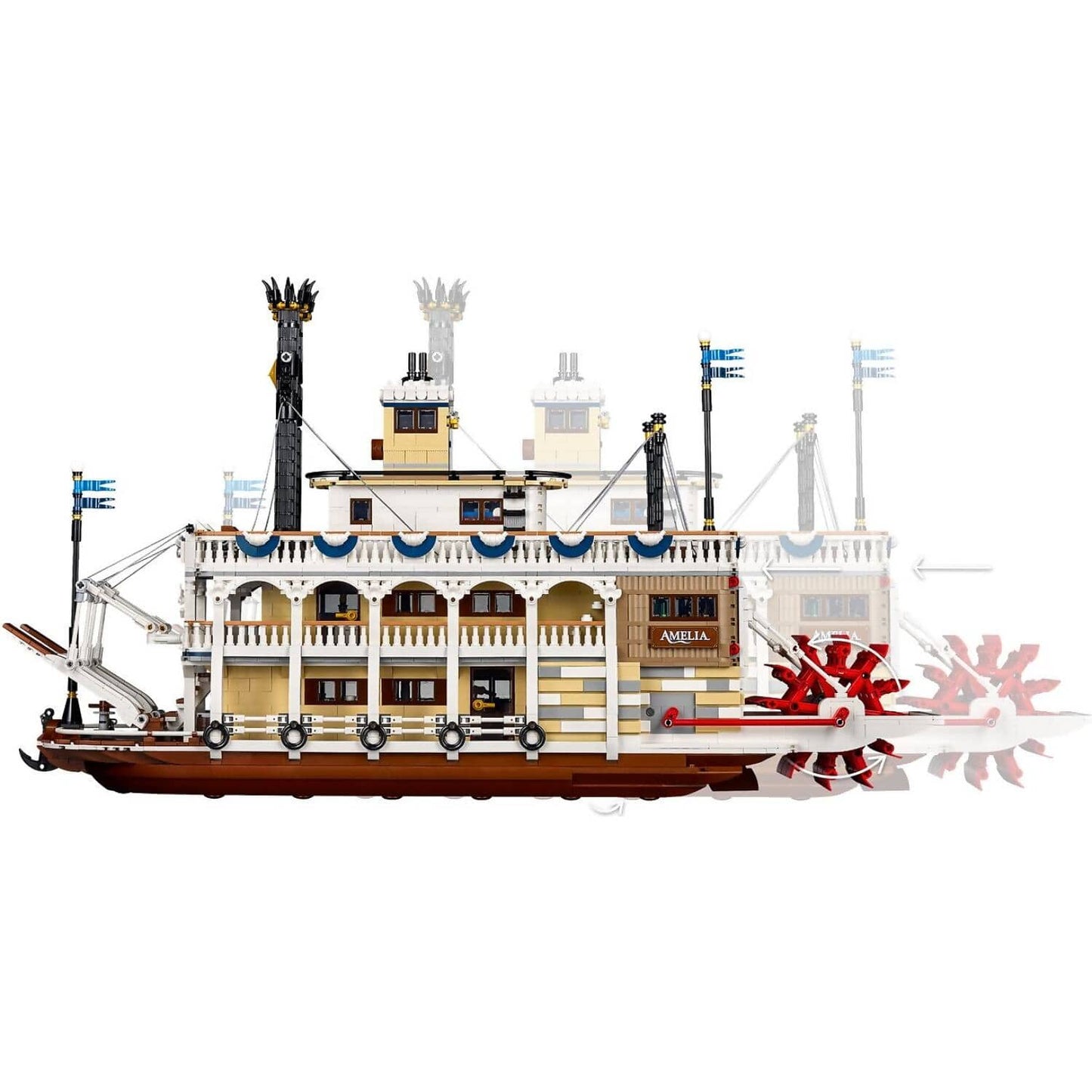 LEGO 21356 River Steamboat - Ideas