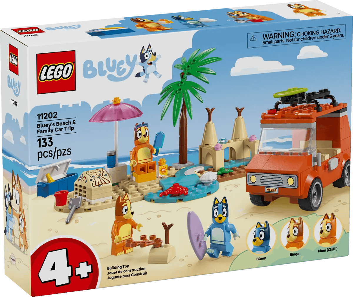 LEGO 11202 Bluey's Beach & Family Car Trip - Bluey 4+