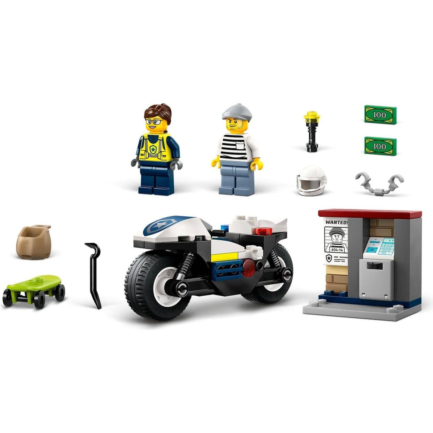 LEGO 60455 Police Motorcycle Chase - City 4+