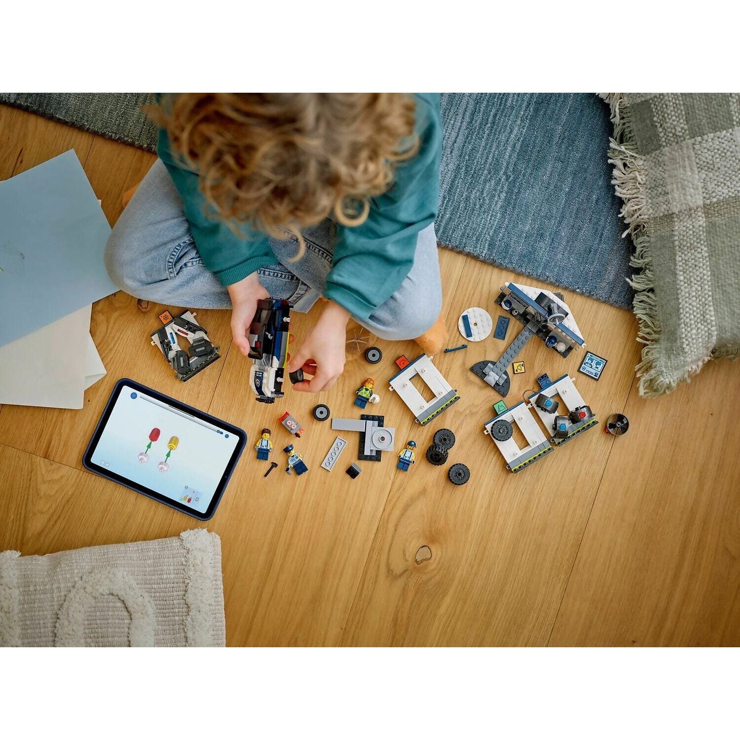 LEGO 60457 Custom Police Car Garage - City