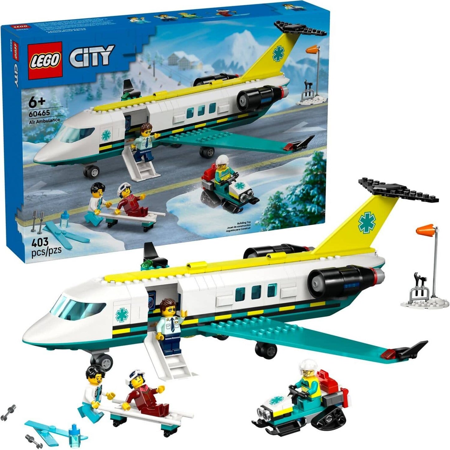 LEGO 60465 Emergency Air Ambulance Airplane - City
