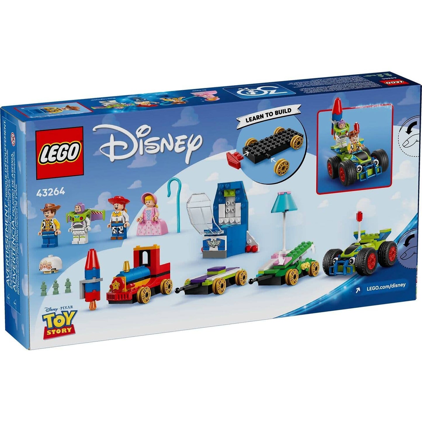 LEGO 43264 Toy Story Celebration Train & RC Car - Disney Pixar 4+