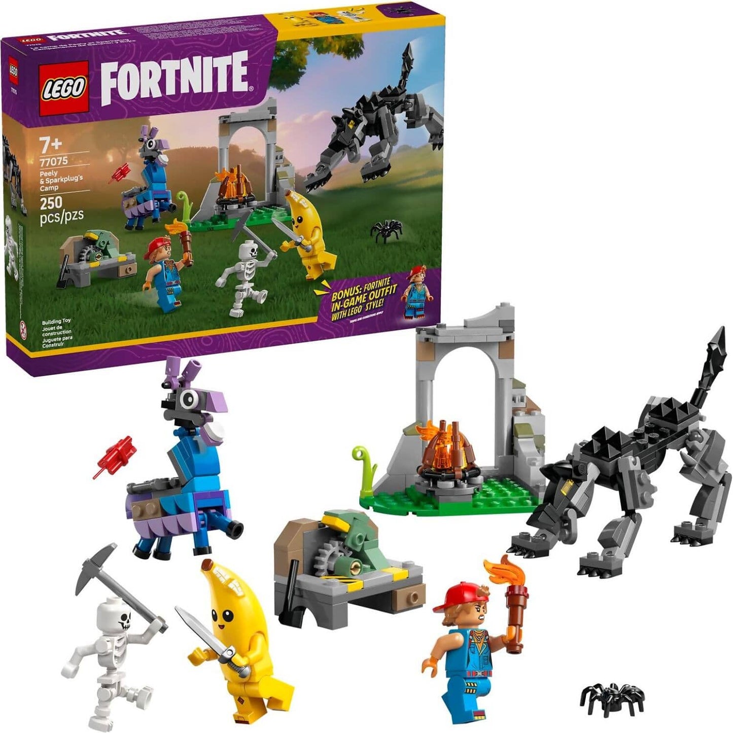 LEGO 77075 Peely & Sparkplug's Camp - Fortnite