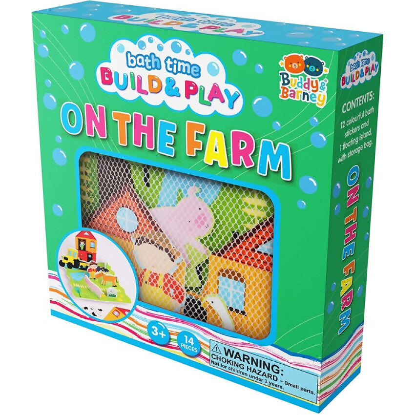 Buddy & Barney - Bath Time Build and Play - On The Farm