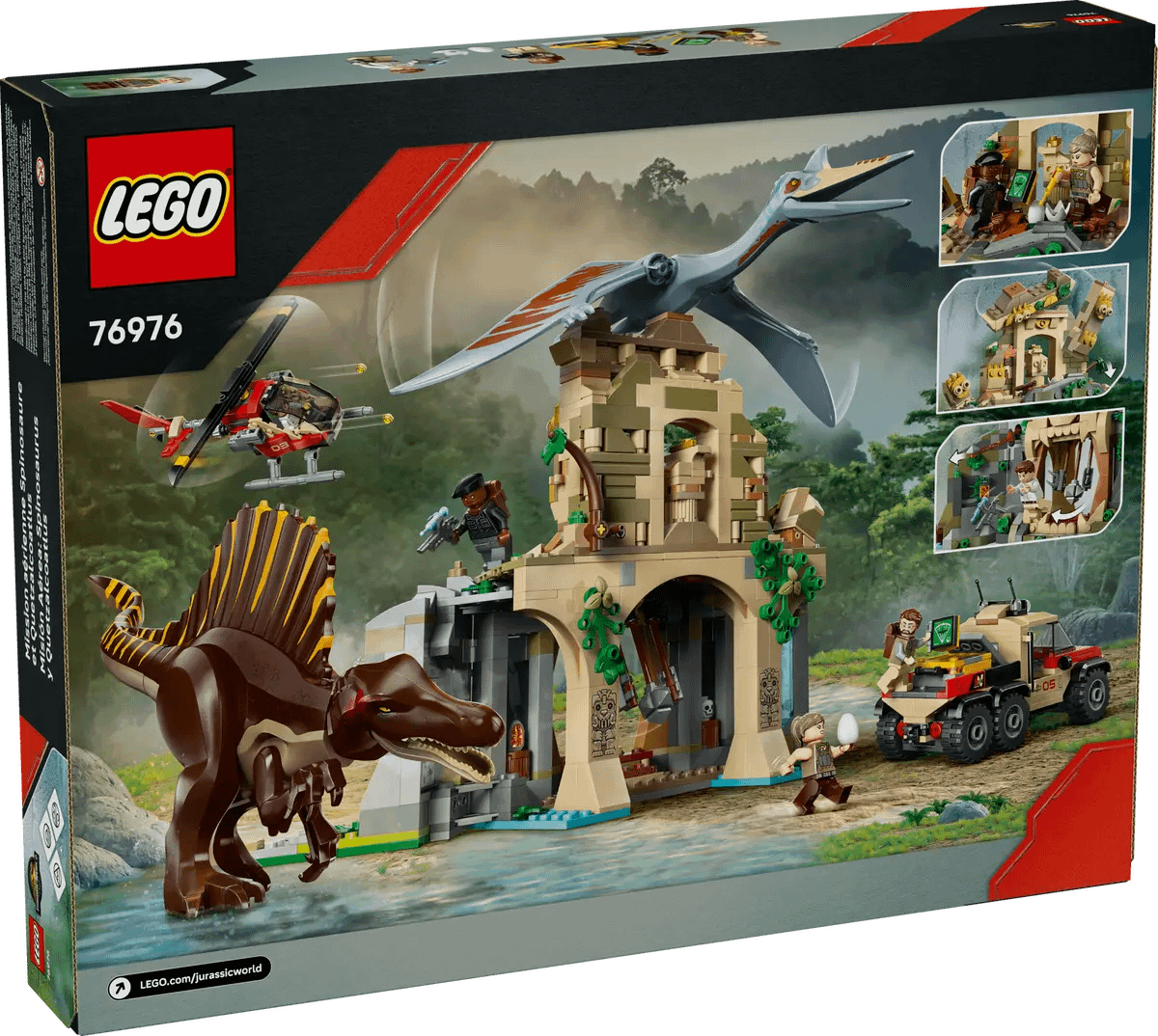 LEGO 76976 Spinosaurus & Quetzalcoatlus Air Mission - Jurassic World