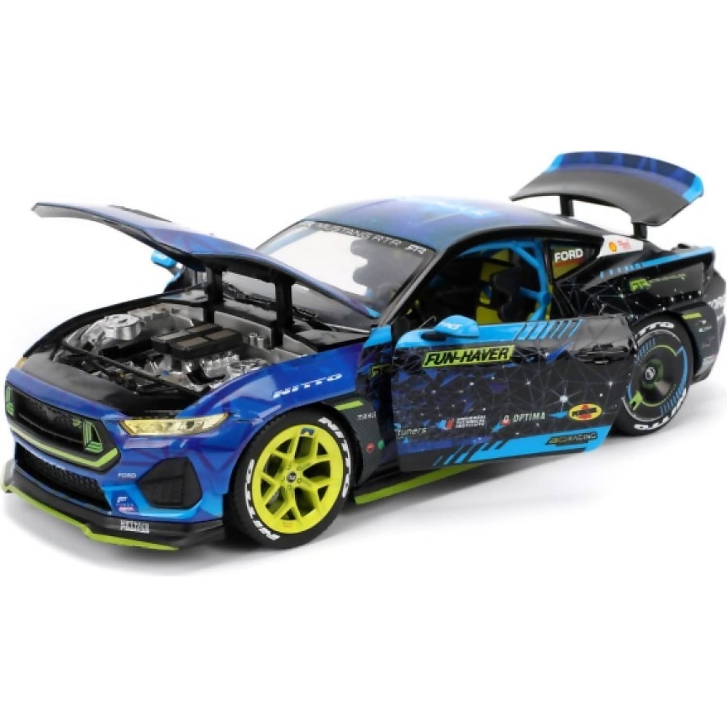 Jada Toys - RTR 2024 Ford Mustang Vaughn Gittin Jr 1:24 Scale Diecast Vehicle
