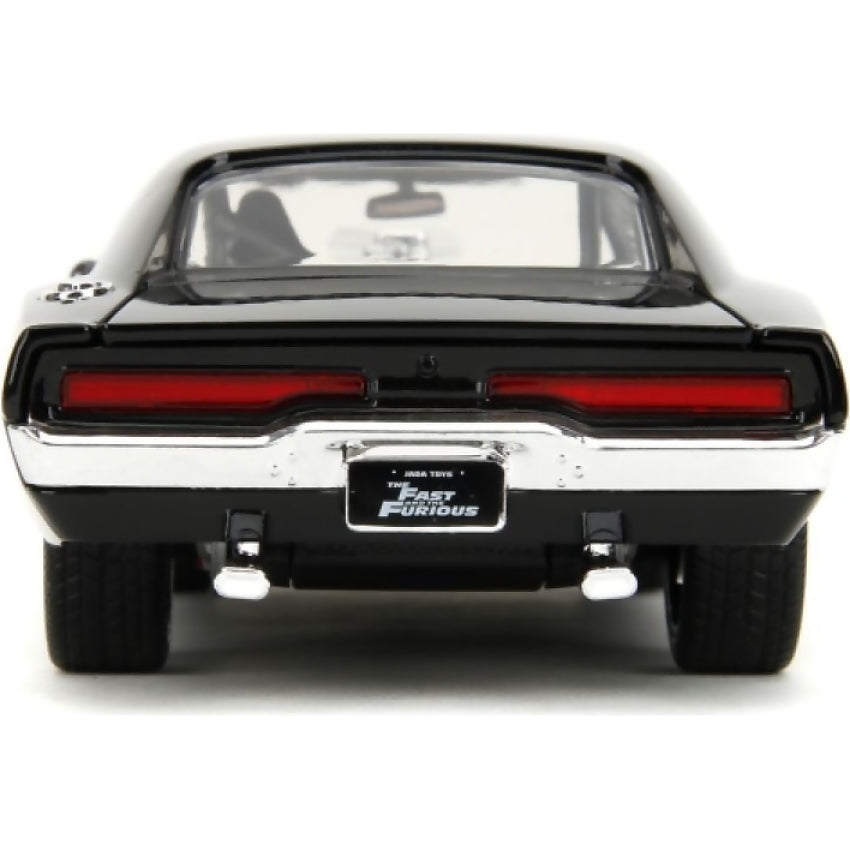 Jada Toys - Hollywood Rides 1970 Dodge Charger With Dom Toretto 1:24 Scale Diecast Vehicle & Dom Figure Set