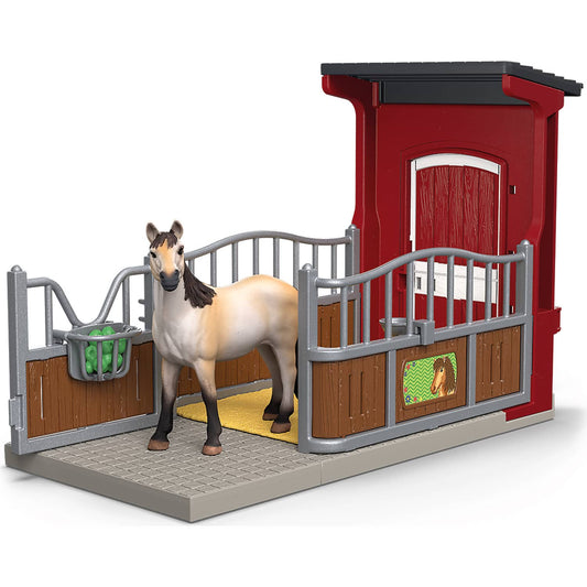 Schleich - Pony Box with Mustang Mare