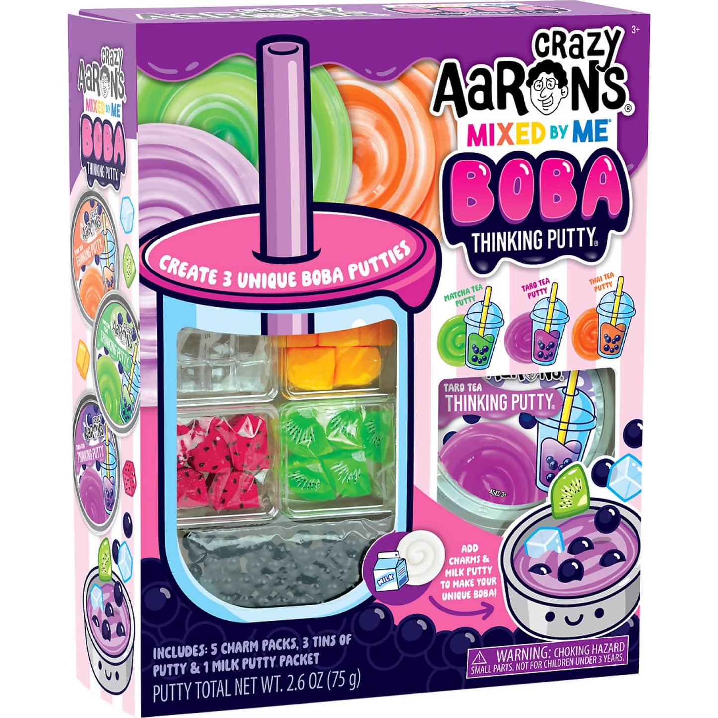 Crazy Aarons - Mixed By Me Boba Thinking Putty Set
