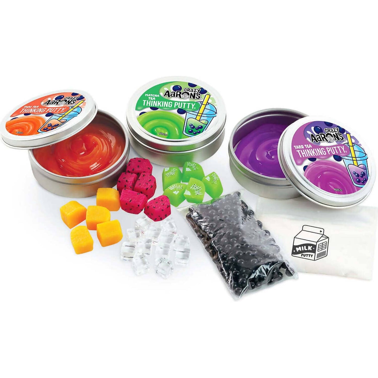 Crazy Aarons - Mixed By Me Boba Thinking Putty Set