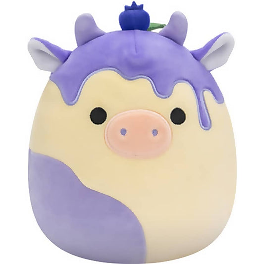 Squishmallows - Benito the Blueberry Cheescake Cow 7.5-inch Plush