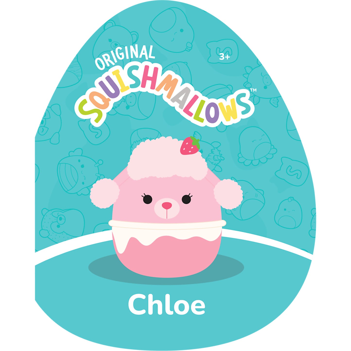 Squishmallows - Chloe the Strawberry Poodle 16-Inch Plush