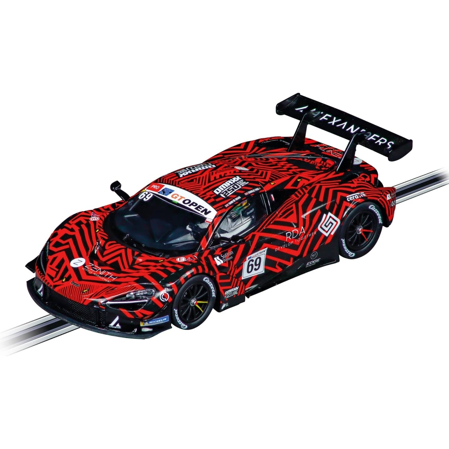 Carrera - Digital 1:32 McLaren 720S GT3 Optimum Motorsport No.69 Slot Car Also Suits Scalextric