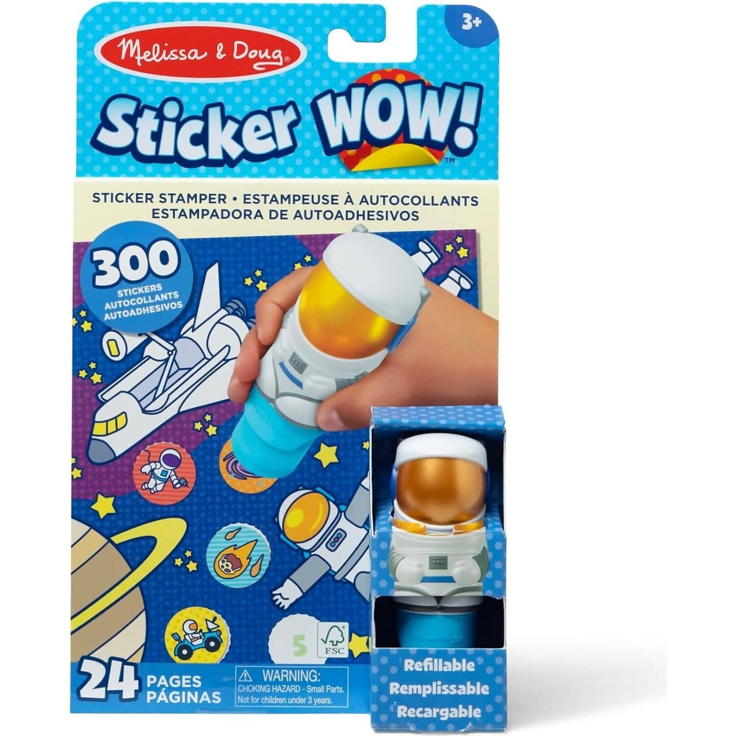 Melissa &amp; Doug - Sticker WOW! Activity Pad Set - Astronaut