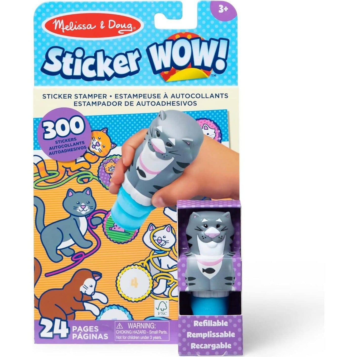 Melissa &amp; Doug - Sticker WOW! Activity Pad Set - Cat