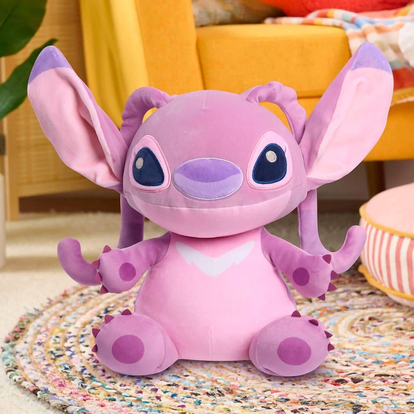 Disney Stitch - Comfeez Weighted Angel 14-inch Plush