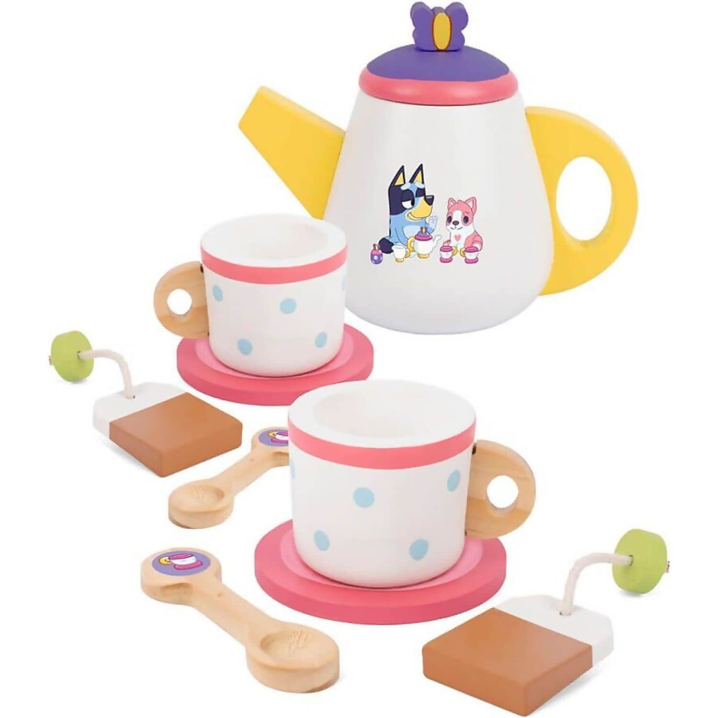 Bluey - Wooden Tea Party Set 18pc - Jasnor