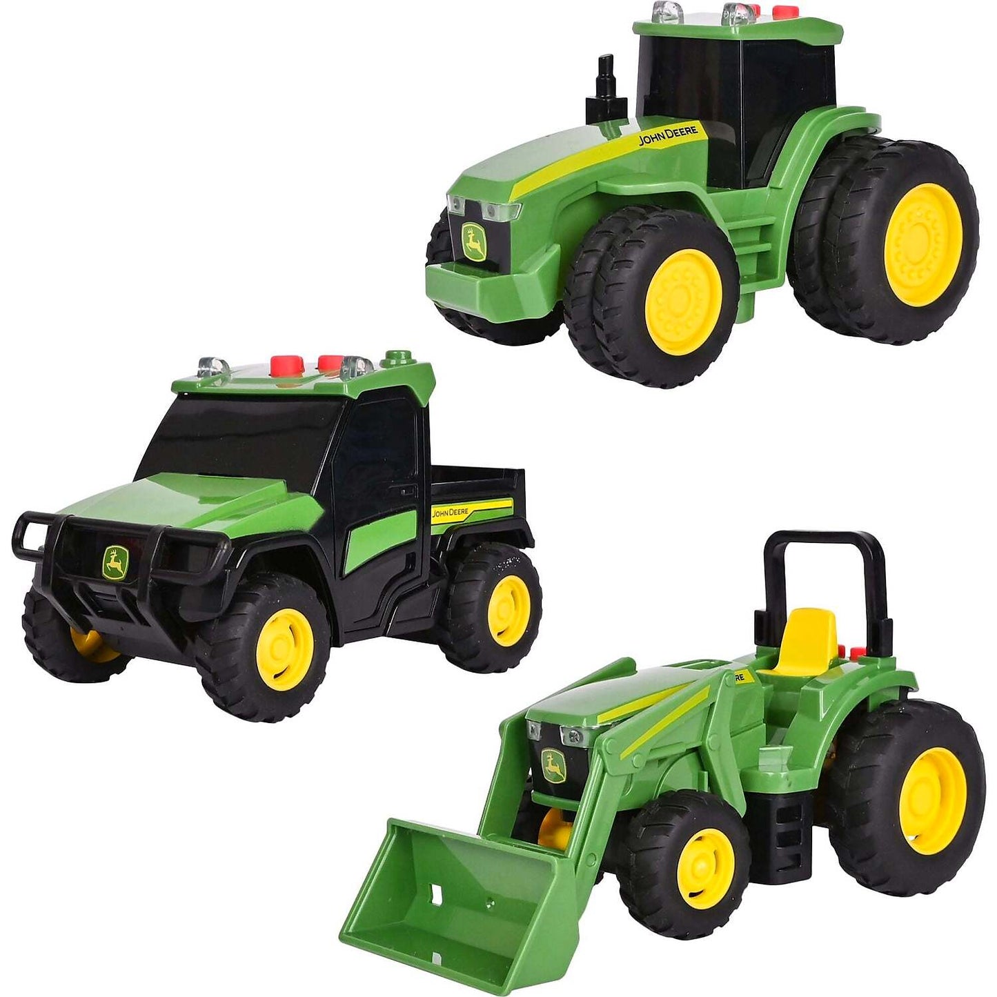 John Deere -  Kids - Mini Farm Vehicles 3pk with Lights & Sounds!