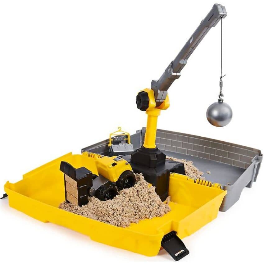 Kinetic Sand - Construction Site Box Moldable Sand 907gm - Spin Master