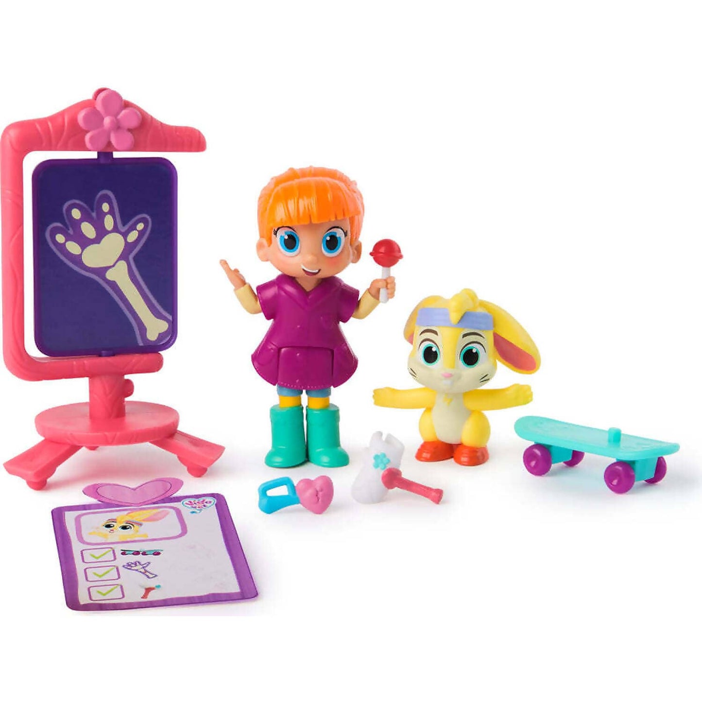 Vida The Vet - Vida & Zig Zag’s Cast & Care Playset Pack - Spin Master