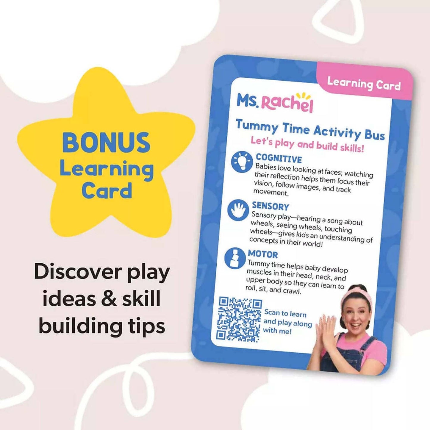 Ms. Rachel - Tummy Time Activity Bus - Spin Master