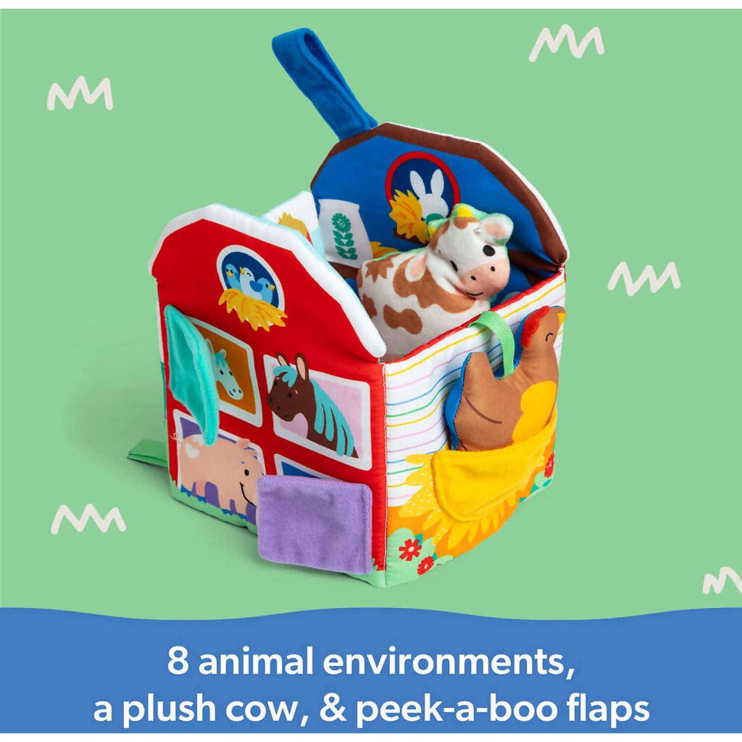 Ms. Rachel - Sensory Learning Farm Soft Book - Spin Master